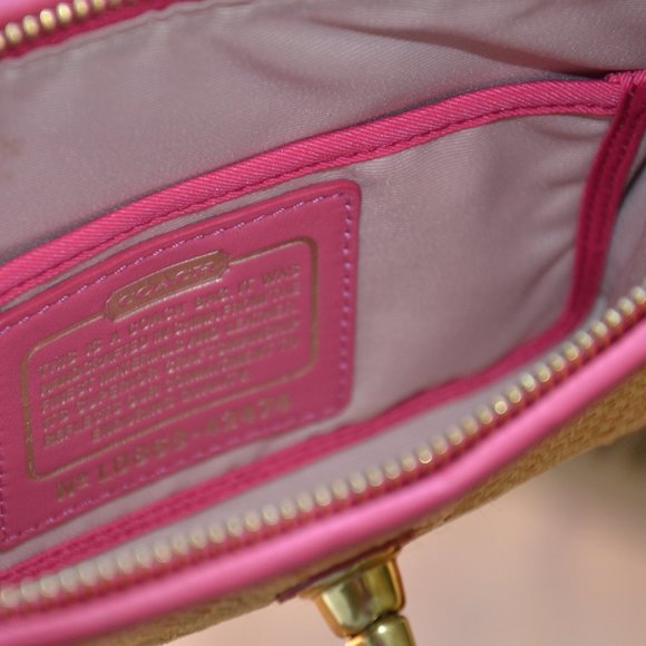 Coach Park Straw clutch - Picture 3 of 9